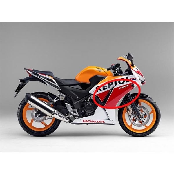 Honda Cbr250R 2014-2017 Repsol Sağ Ön Büyük Grenaj Etiketi Sticker A