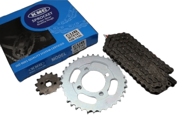 DİŞLİ SETİ CUB 14T 36T 428X110L BAKLA KMC