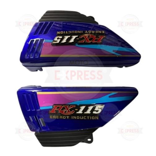 Yamaha Rx115 1998-2003 Sağ Sol Armalı Sele Altı Yan Kapak Takımı Mavi Ys