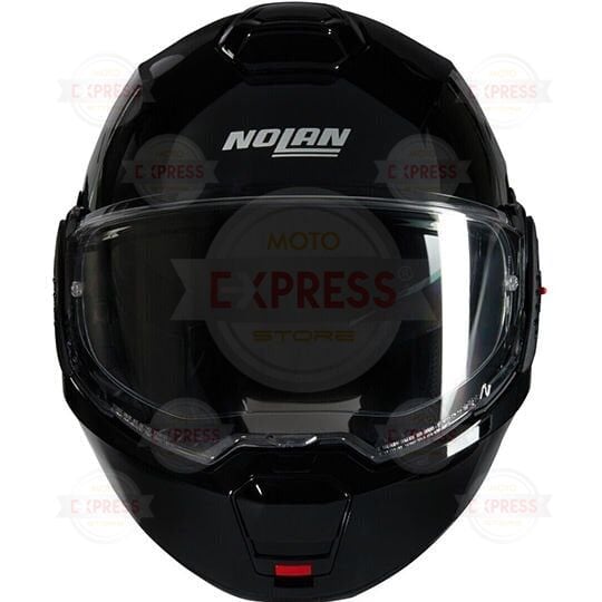 Nolan N120-1 Classıco 301 Çenesi Arkaya Açılır Kask Parlak Siyah