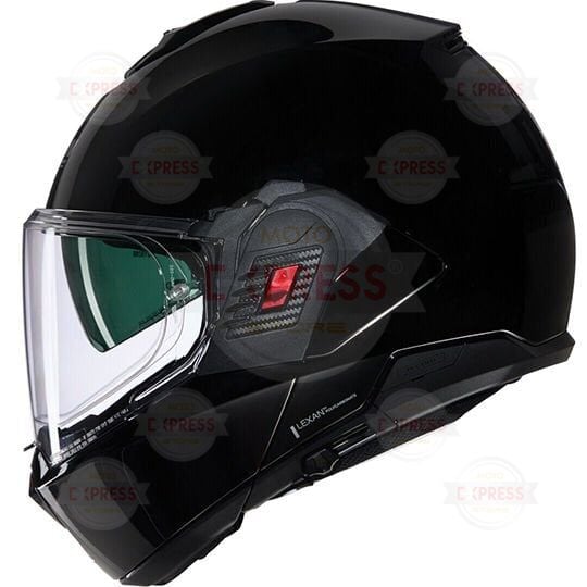 Nolan N120-1 Classıco 301 Çenesi Arkaya Açılır Kask Parlak Siyah