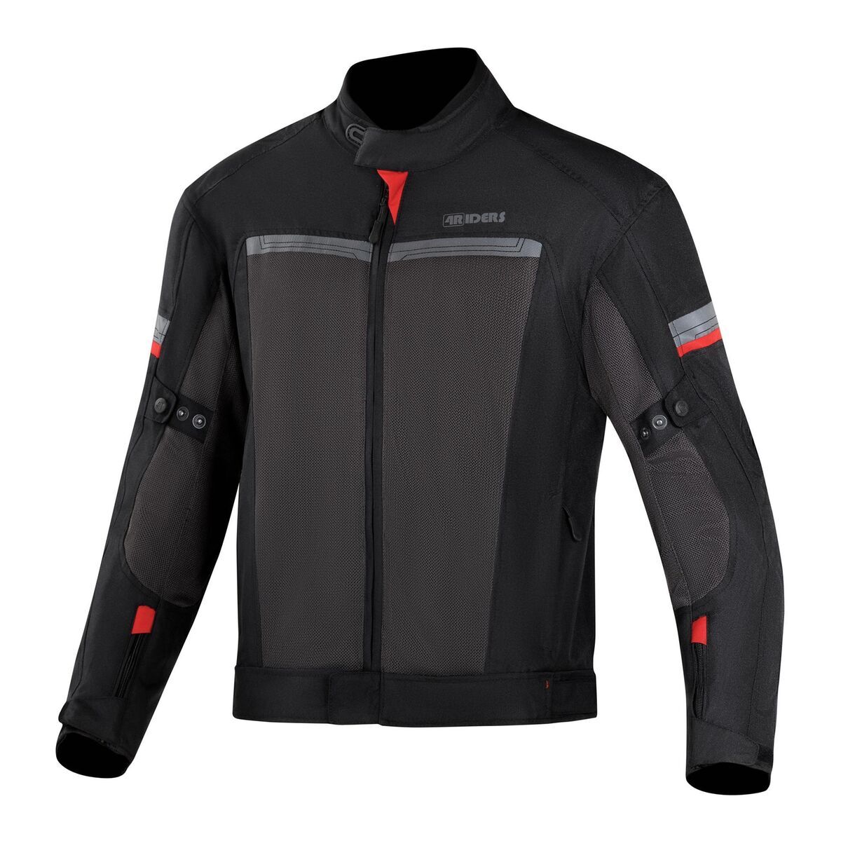 4Riders Valencia Yazlık Korumalı Motosiklet Montu Siyah 3XL
