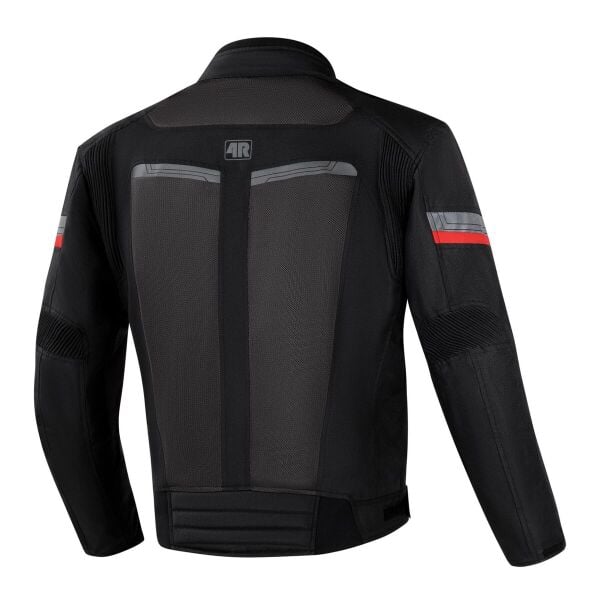 4Riders Valencia Yazlık Korumalı Motosiklet Montu Siyah 3XL