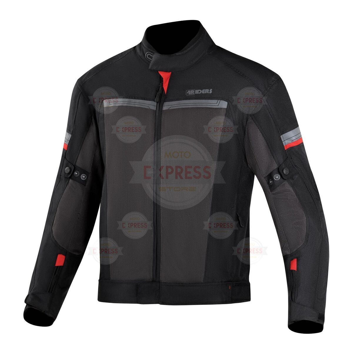4Riders Valencia Yazlık Korumalı Motosiklet Montu Siyah 3XL