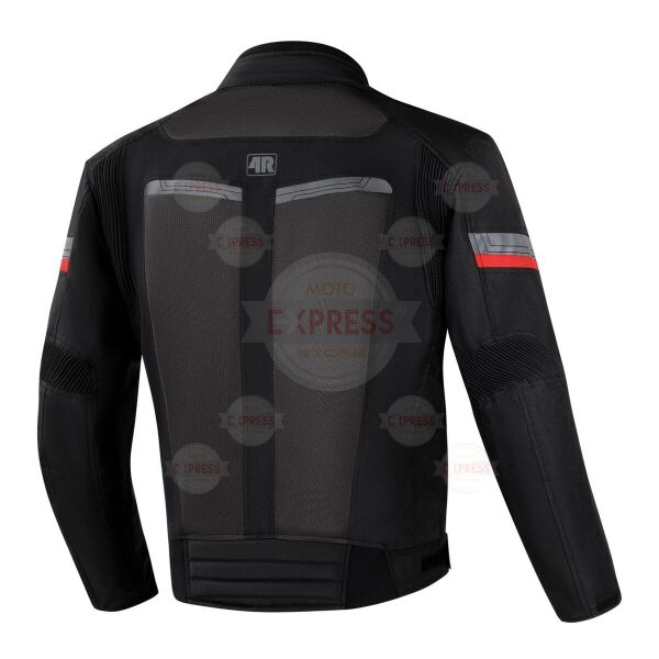 4Riders Valencia Yazlık Korumalı Motosiklet Montu Siyah 3XL
