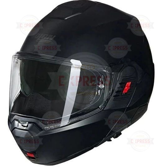 Nolan N120-1 Classıco 302 Çenesi Arkaya Açılır Kask Mat Siyah L