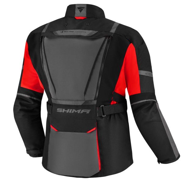 Shima Hero 2.0 Korumalı Motosiklet Montu Kırmızı