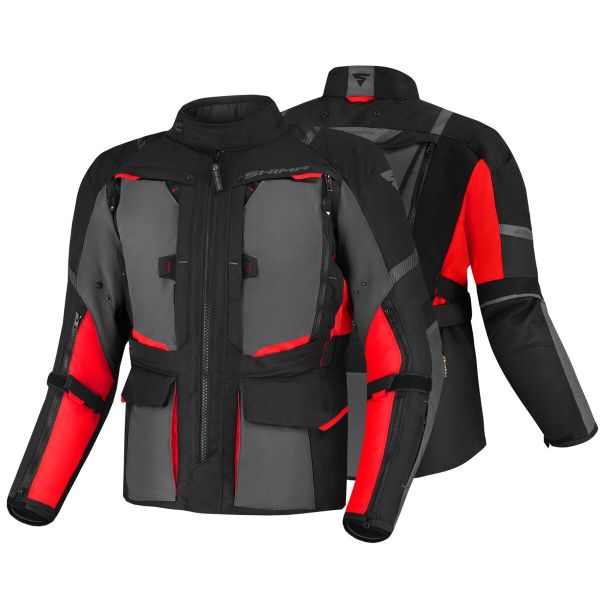 Shima Hero 2.0 Korumalı Motosiklet Montu Kırmızı