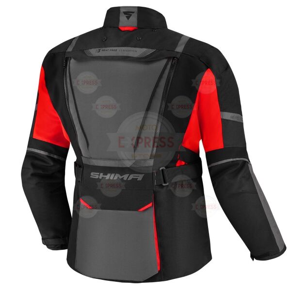 Shima Hero 2.0 Korumalı Motosiklet Montu Kırmızı M