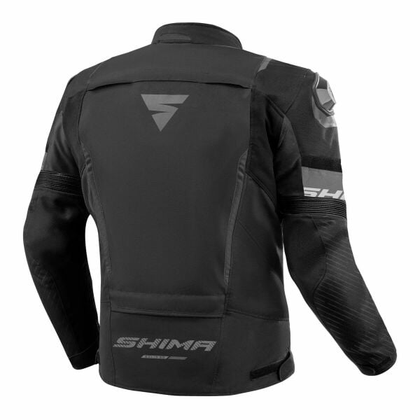 Shima Solid 2.0 Korumalı Motosiklet Montu Siyah