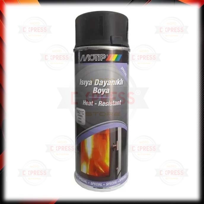 Motip Isıya Dayanıklı Egzoz Boyası Siyah