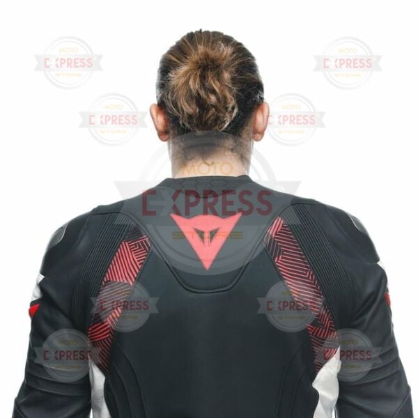 Dainese Avro 5 Blk Red Lava White Deri Mont