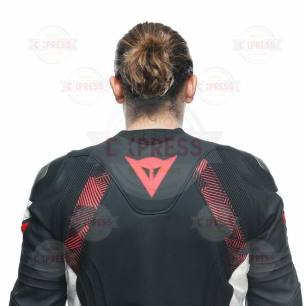 Dainese Avro 5 Blk Red Lava White Deri Mont