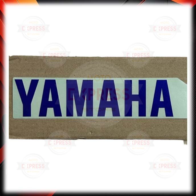 20x5cm Yamaha Yazısı Etiketi Sticker Mavi