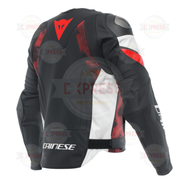 Dainese Avro 5 Blk Red Lava White Deri Mont 52