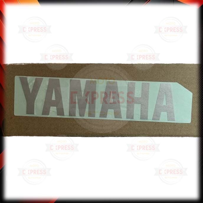 20x5cm Yamaha Yazısı Etiketi Sticker Gri