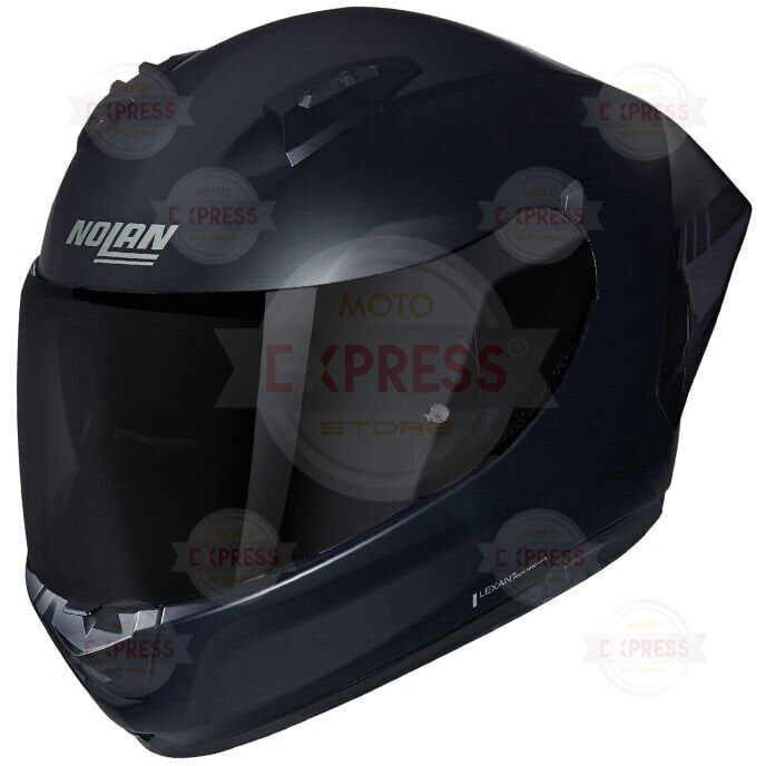 Nolan N60-6 Sport Argento 333 Kapalı Kask Mat Siyah Gümüş Cam M