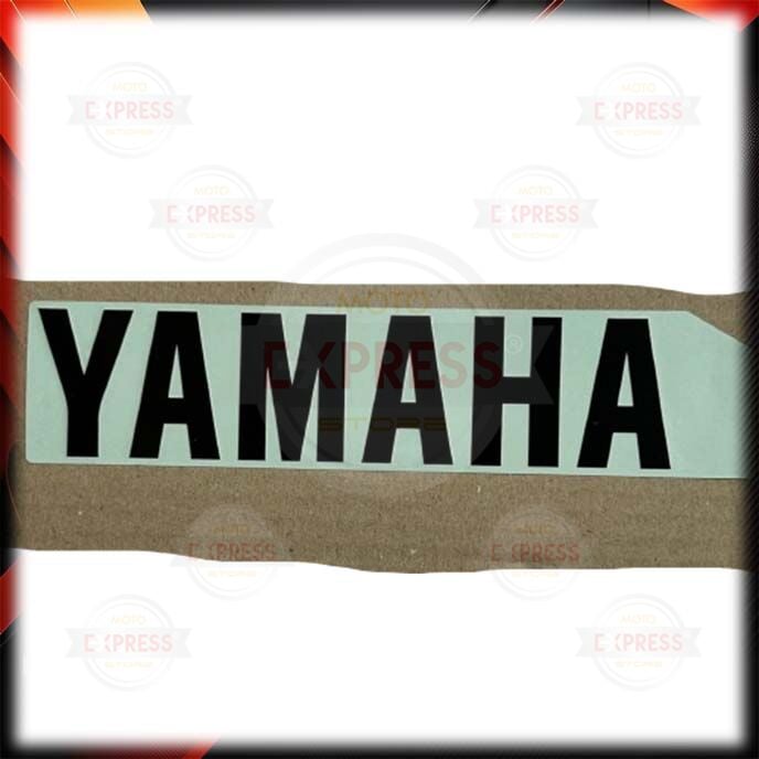 20x5cm Yamaha Yazısı Etiketi Sticker Siyah