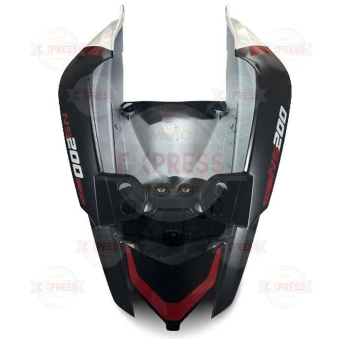 Bajaj Pulsar Ns200 2021-2023 Sağ Sol Arka Sele Altı Kuyruk Grenajı Beyaz-Kırmızı-Siyah A