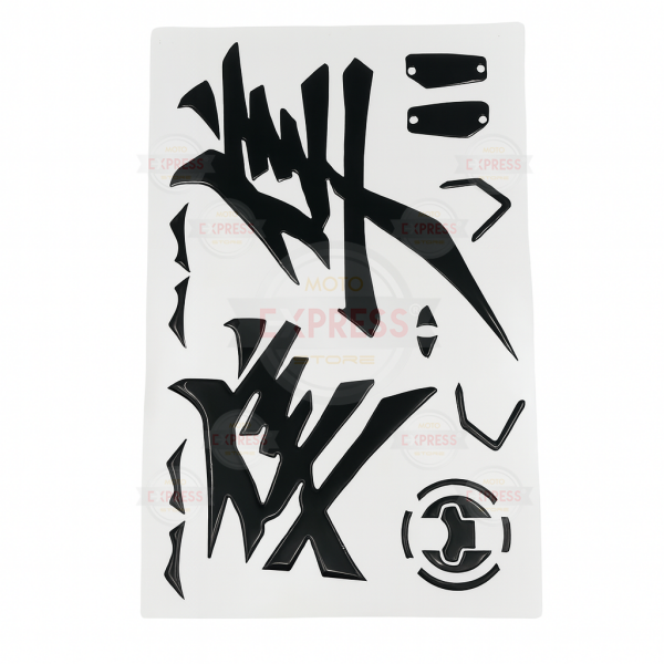 Suzuki Hayabusa Gen 3 3D Kabartma Logo Seti