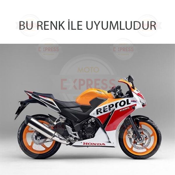 Honda CBR250R 2014-2017 Ön Far Kafa Grenajı Çerçevesi Muhafazası Kırmızı-Repsol
