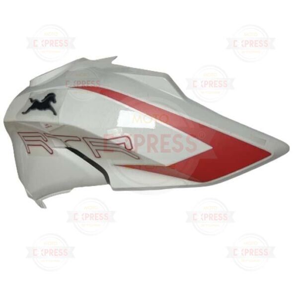 Tvs Apache RTR200 19-24 Sağ Depo Yanı Kapak Grenajı Paneli Beyaz-Kırmızı A