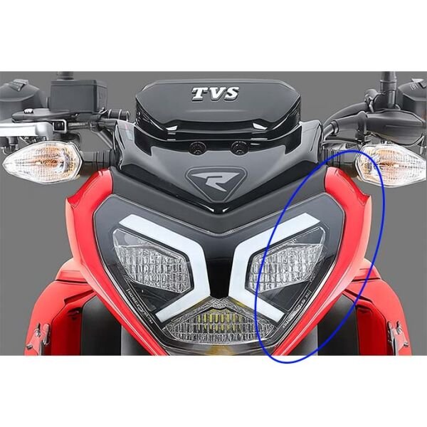 Tvs Raider 125 Sol Far Yanı Kafa Grenajı Paneli Kırmızı A