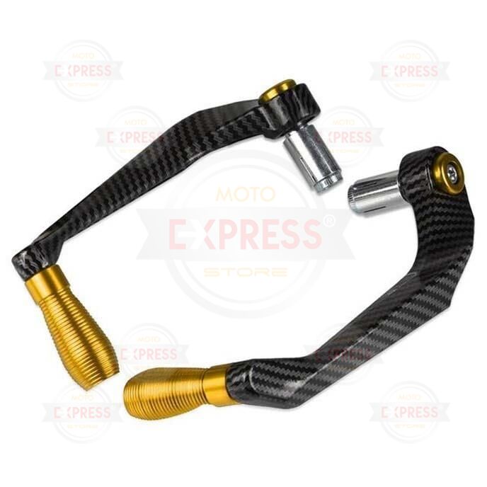 Universal Motosiklet Manet Elcik Koruma Karbon Gold