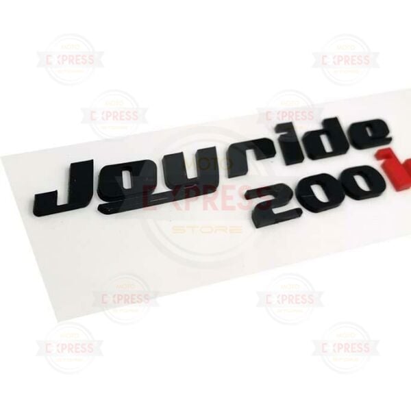 Sym Joyride 200i Evo 3D Pleksi Sele Altı Kapak Grenajı Amblemi Logosu Yazısı