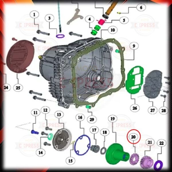Tvs Raider125 Yağ Pompası Rotor Dişlisi A