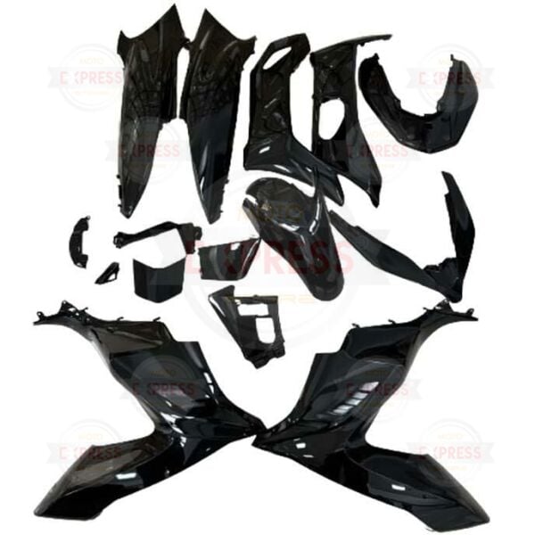 Honda Pcx125 2018-2020 Grenaj Kaporta Seti Parlak Siyah Cs