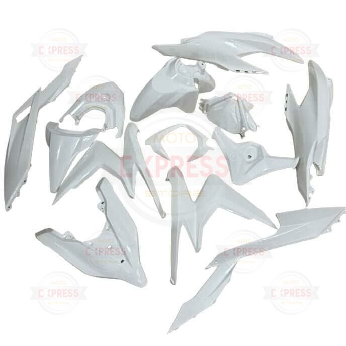 Rks Wildcat 125 2020-2024 Uyumlu Grenaj Kaporta Seti Beyaz Cs