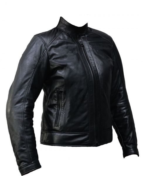 VEXO MOTO DERİ KADIN MONT SİYAH