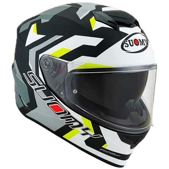 SUOMY STELLAR KASK SWIFT MAT BEYAZ SARI