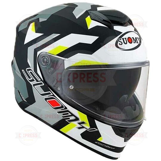 Suomy Stellar Kask Swıft Mat Beyaz Sarı L