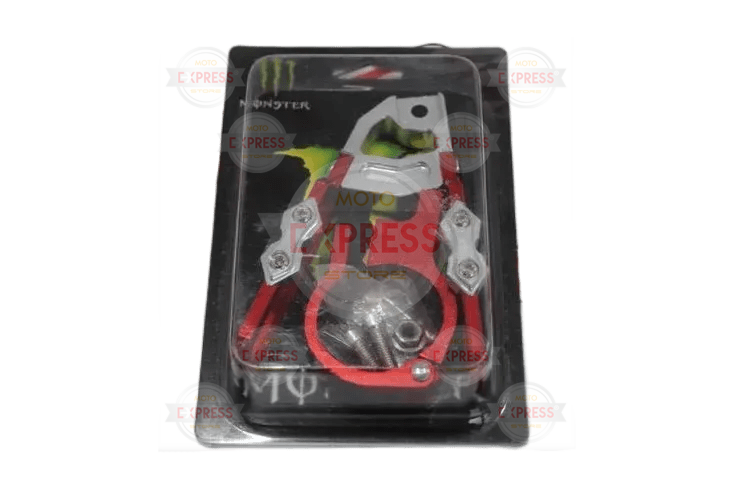 Halat Kıskacı Alüminyum Kırmızı Universal