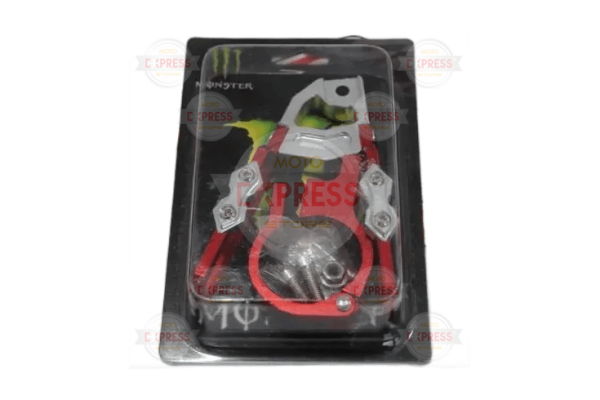 Halat Kıskacı Alüminyum Kırmızı Universal