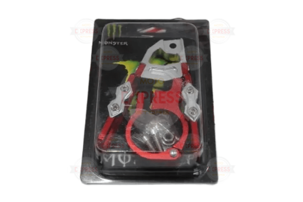 Halat Kıskacı Alüminyum Kırmızı Universal