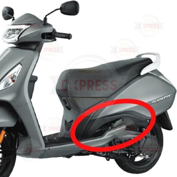 Tvs Jupiter110 2016-2024 Sol Arka Sele Altı Basamak Plastiği Panzolotu Tabanı A