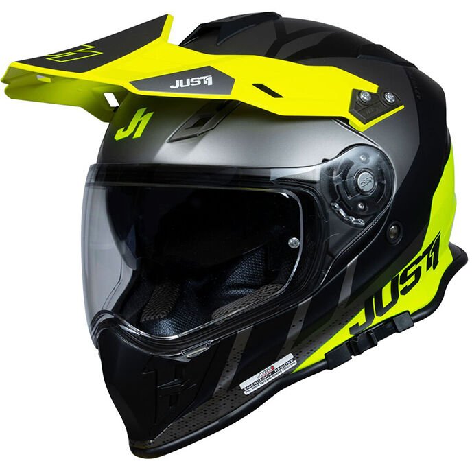 Just1 J34 Pro Outer Space Kapalı Motosiklet Kaskı Sarı