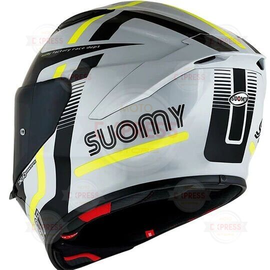 Suomy Track-1 Kask Nınety Seven Grey-Yellow XL
