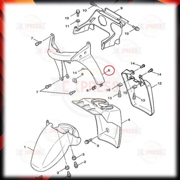 Yamaha Bws100 1998-2010 Sağ Sol Dizlik Grenajı Parlak Mavi Ys