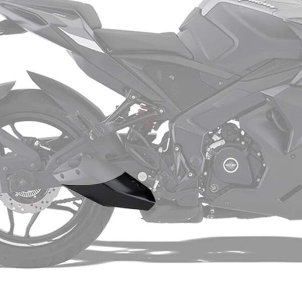 Bajaj Pulsar RS200 2015-2025 Egzoz Alt Dış Muhafazası Koruması Kapağı Siyah A