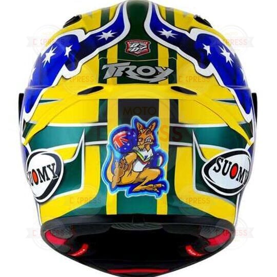 Suomy Track-1 Kask Troy Baylıss Replıca 2005 M