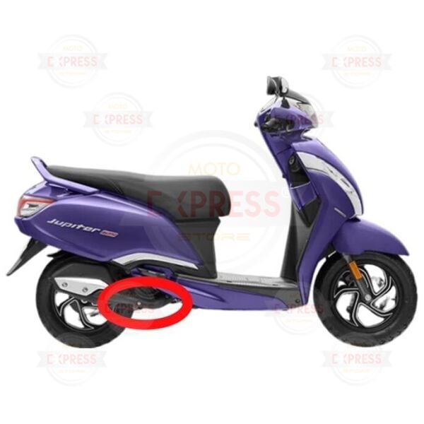 Tvs Jupiter125 2023-2024 Egzoz Borusu Headers Koruması Muhafazası Kapağı A