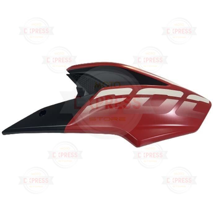 Bajaj Pulsar Ns200 21-23 Sağ Depo Yanı Kapak Grenajı Paneli Mat Kırmızı-Beyaz A