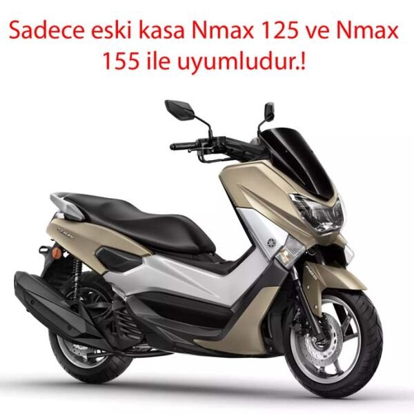 Yamaha Nmax 125-155 2015-2019 Arka Yolcu Sırt Dayama Sissy Bar Siyah