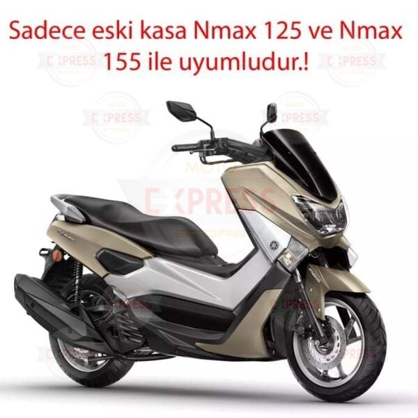 Yamaha Nmax 125-155 2015-2019 Arka Yolcu Sırt Dayama Sissy Bar Siyah