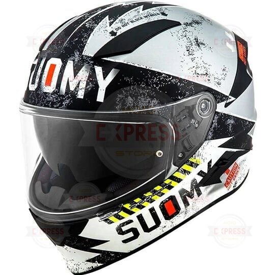 Suomy Speedstar Kask Propeller Matt Sılver-Black