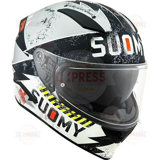 Suomy Speedstar Kask Propeller Matt Sılver-Black